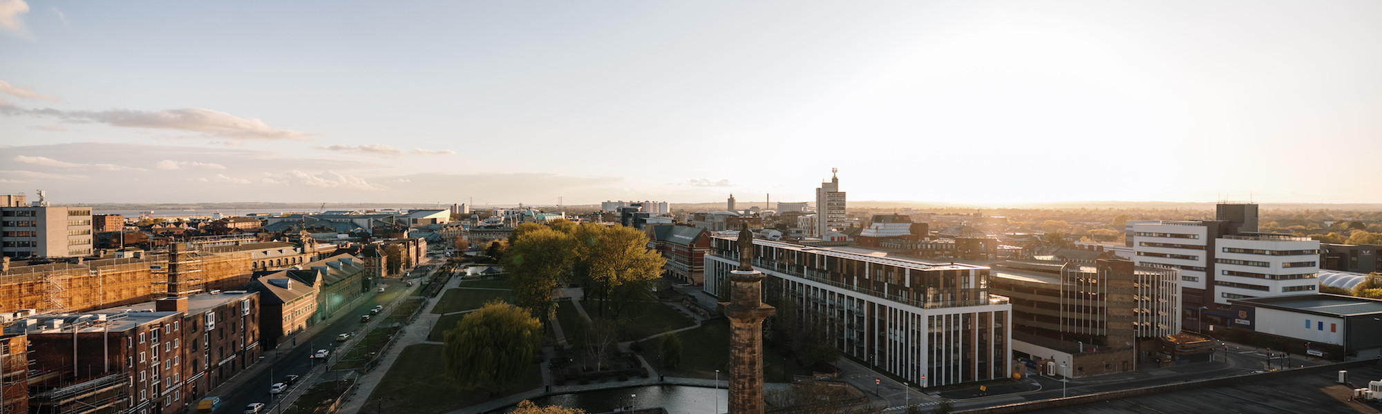 Freedom Festival - The Hull Vigil. VIew from Hull College. Image credit Tom Arran.  